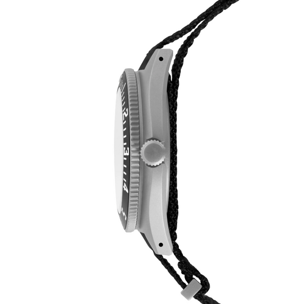 41MM STEEL NAVIGATOR W/ DATE AUTOMATIC (SSNAV-D AUTO) ON NYLON DEFSTAN