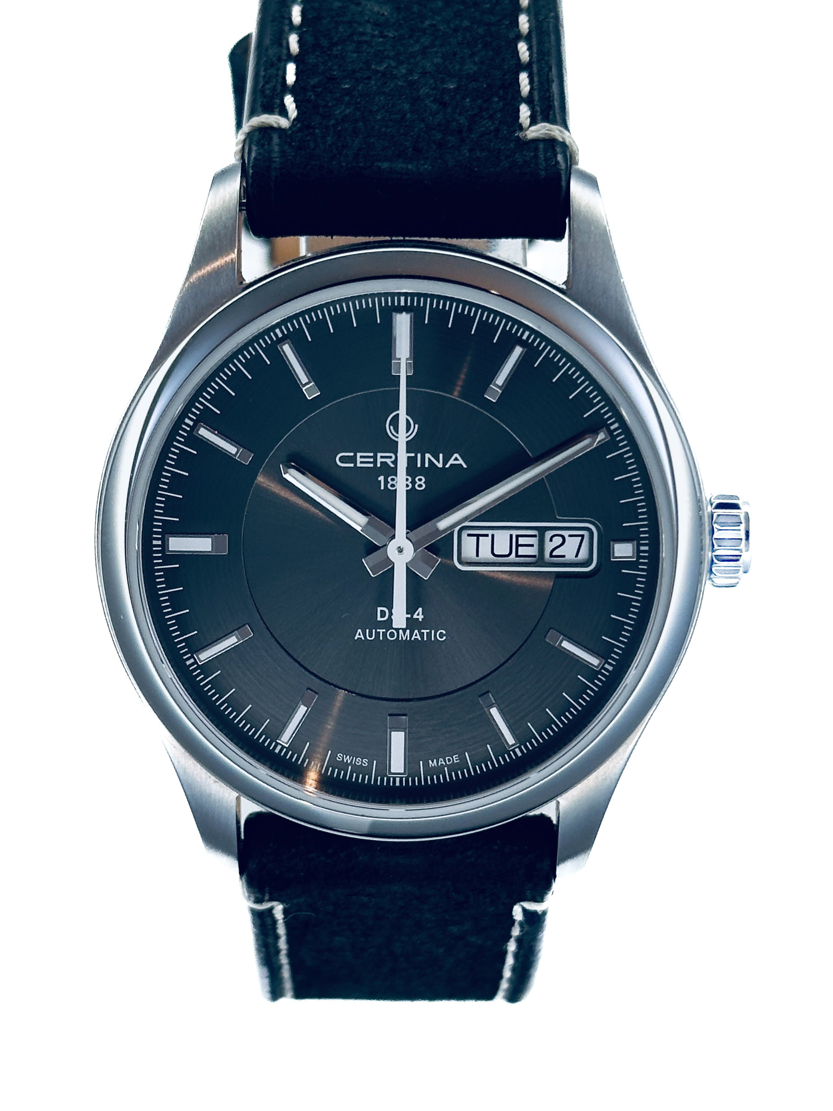 Certina DS 4 Automatic 腕時計 自動巻き CERTINA DS-4 Vintage 37mm - Automatic Watch Black Dial