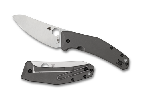 Spyderco SpydieChef Frame Lock Knife Gray Ti C211TIP