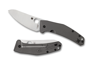 Spyderco SpydieChef Frame Lock Knife Gray Ti C211TIP