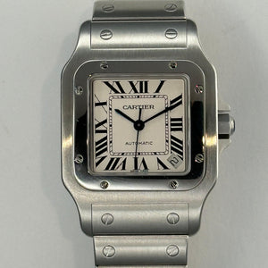 Cartier santos 100 serial number hot sale
